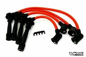 JUEGO DE CABLES DE ENCENDIDO DE BUJÍA VMS RACING PARA 90-00 MAZDA MIATA MX5 - ROJO  - Imagen 1 de 5