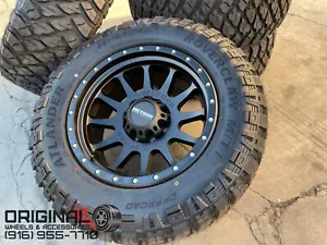 35" Method MR605 20x10 MR60521088524N Wheels 35x12.50R20 Tires Rims 8x180 Chevy - Picture 1 of 4