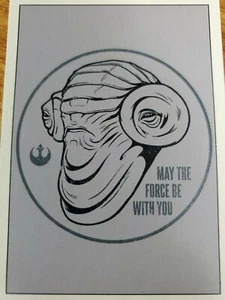 Star Wars Rise of Skywalker 2019 May the Force Be With You tarjeta de selección individual - Imagen 1 de 6