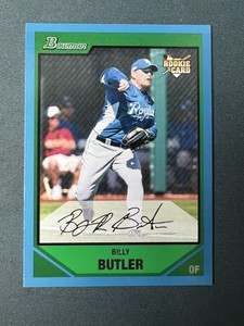 2007 Bowman Draft Blue Kansas City Royals Baseball Card #BDP30 Billy Butler /399