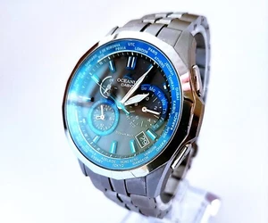 Casio Oceanus Manta OCW-S1400-1AJF Titanium Watch Wrist Size 19.5 cm/7.67 in. - Picture 1 of 23