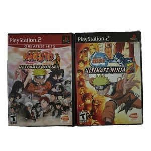 Naruto 2 Game Lot PlayStation 2 PS2 Ultimate Ninja 1 & 2 ; Tested! - Picture 1 of 7