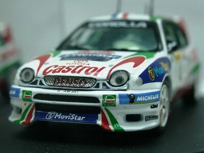 WOW EXTREMELY RARE Toyota Corolla WRC 4 Auriol Monte Carlo 1999 1:43 Vitesse-HPI - Image 1 of 3