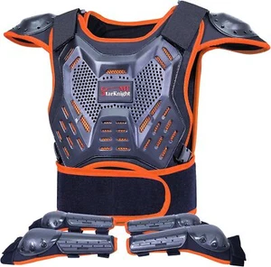 5Pc Full Body Armor Knee Elbow Pads Teens Kids Skateboard Safety Protective Gear - Picture 1 of 9