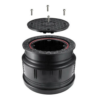 KARMAT Schachtabdeckung Kanaldeckel DN400 Kindersicherung Wasserdicht Geruchsdicht A15