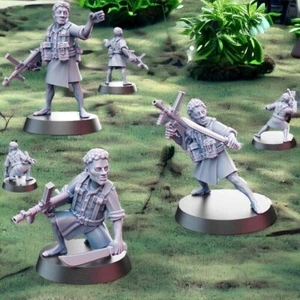 WW2 Papuan New Guinea Infantry NCOs - Wargames and Collectors 28mm 1/56 - Picture 1 of 4