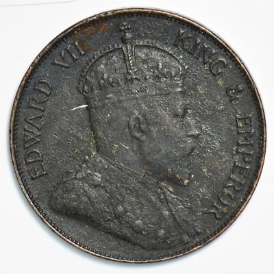 Hong Kong 1902 Cent 197548 combine shipping - Image 1 of 2