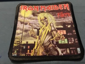 Iron Maiden Killers Sublimated Patch 3”x3” Album Cover Rock Metal Music - Picture 1 of 1