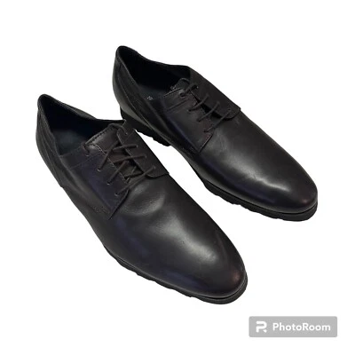 Robert Zur dark brown wingtip leather lace up oxfords men’s size 7 M - Image 1 of 4