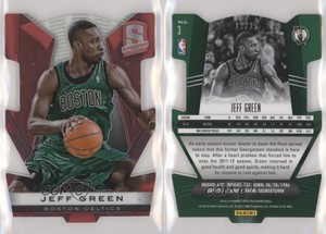 2013-14 Panini Spectra Image Variation Red Die-Cut /25 Jeff Green #3