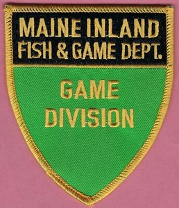 MAINE INLAND FISH & GAME SHOULDER PATCH - Picture 1 of 1