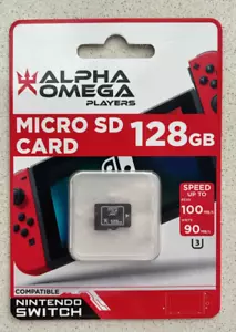 Alpha Omega Players 128 GB MicroSD-Karte, Speicherkarte für Nintendo Switch&mehr - Bild 1 von 2