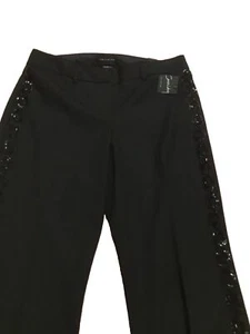 black sequin Embellished black dress pants, Limited. Sz 4 - Picture 1 of 5