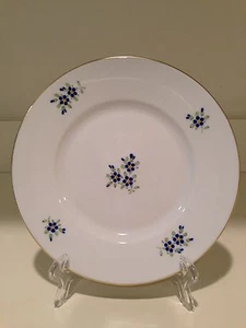 Hochst Forget Me Not Hand-Painted Porcelain Plate #7 Made In Germany New - Picture 1 of 7