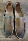 Frye Mens Lewis Venetian Loafers 9 Brown Leather Slip On Comfort Casual Shoes