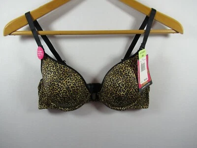 NUEVO Sujetador Lily of France Animal Print Extreme Plunge con aros 36B 2177200 Foto 1 de 4