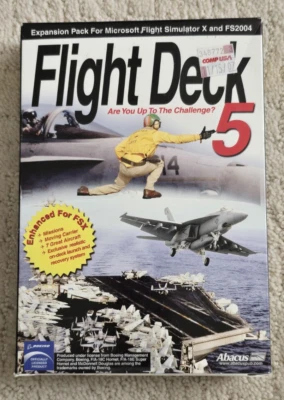 Flight Deck 5 (PC, 2007, NEW) Expansion Pack for Microsoft Flight Simulator X - Image 1 of 4