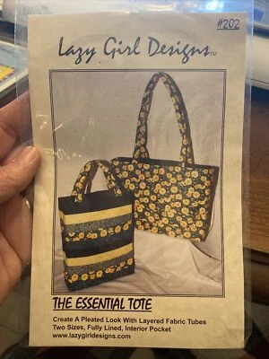 Lazy Girl Designs #202 The essential Tote Bag Joan Hawley 1998 - Image 1 of 2