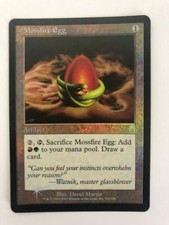 MTG FOIL ODYSSEY MOSSFIRE EGG NM MAGIC THE GATHERING ARTIFACT UNCOMMON ENGLISH