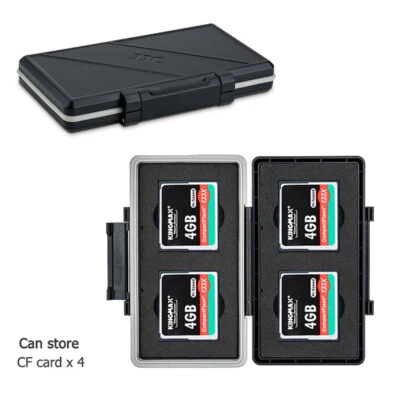 Memory Card Case Holder fits 4 CF Cards for Canon 7D II 5D IV III 5DS R 1DX II - Image 1 of 4