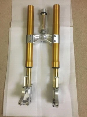 Ducati Ohlins FG43 Front Fork Radial Mount with Billet BK Style Used #1 - Image 1 of 4