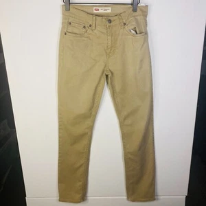 Levi’s 502 Girls Size 16 Tan Jeans Reg 28x28 Regular Taper Leg Denim Khaki - Picture 1 of 2