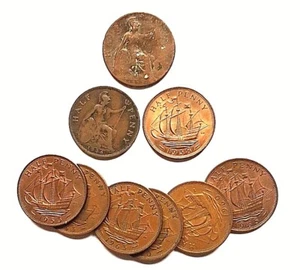 UK Half Pennies - Bild 1 von 3