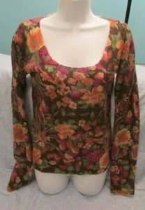  Women's ARMAND VENTILO Top Sweater Long Sleeve Mohair/nylon Size XL  - Picture 1 of 5