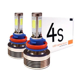 2x H11 H8 LED Headlight Bulbs Super Bright Fog Driving Lights 6000K Cool White - Picture 1 of 8