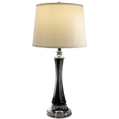 Dale Tiffany GT20040 Evelyn Table Lamp Polished Chrome - Image 1 of 3