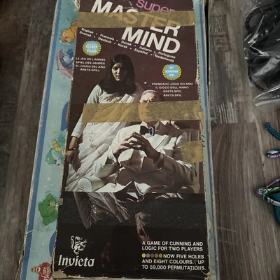 Vintage Super Mastermind Board Game Parker Brothers 1975 Original Box - Image 1 of 2