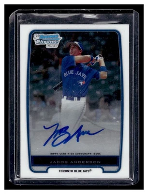 Anderson, Jacob - 2012 Bowman Chrome - Autograph - Image 1 of 2