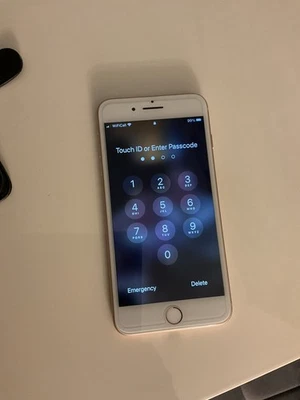 Apple iPhone 8 Plus Smartphone, 64GB, Unlocked, Gold, A1897 - Image 1 of 4