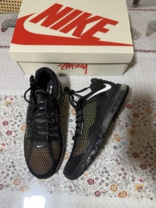 Nike STUSSY X AIR MAX 2013 'BLACK' Men’s Size 11 Sneakers Shoes (DO2461 001) - Picture 1 of 10