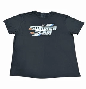 WWE Summer Slam 2023 Detroit Mens Tshirt Black 2XL Wrestling - Picture 1 of 5