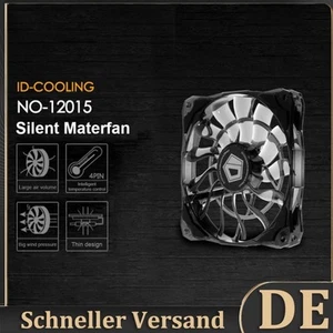 ID-COOLING 12 cm Gehäuse-Lüfter, 4-polig, leiser CPU-Kühler, Kühlkörper - Afbeelding 1 van 7