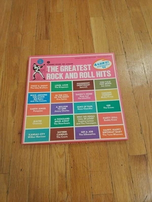 The Greatest Rock And Roll Hits Vinyl 4xLP Record Album Box Set - Image 1 of 4
