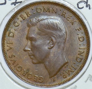 Australia 1943 1/2 Penny Kangaroo animal 490033 combine shipping - Picture 1 of 2