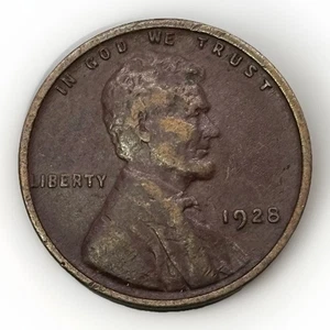 1928 Lincoln Cent Weizen Penny - Bild 1 von 2