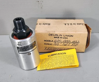 Unión Rotaria Deublin 1115-000-002 3/8" NPT Derecha Hecha en EE. UU. *CAJA ABIERTA* Foto 1 de 4