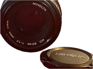 Minolta Lens MD 50mm f/1.7 Standard Prime - Picture 1 of 5