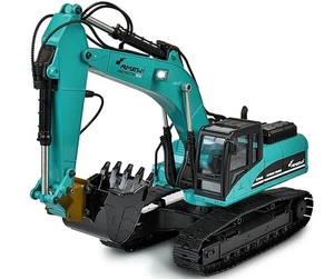 1:14 / Amewi 22501, RC-Bagger G704E Vollmetall, Schnellwechsler, RTR, Sound. uvm - Bild 1 von 10
