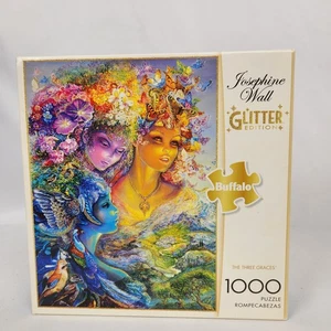 New Sealed Buffalo Josephine Wall Glitter 1000Pc Puzzle "The Three Graces" - Picture 1 of 7