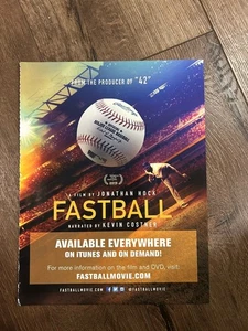 Fastball Film Poster Druck Werbung Foto 8”x11” Baseball Hank Aaron Derek Jeter + - Bild 1 von 1