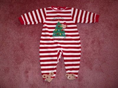 Bebé Niña Niño Bebé’s Primera Navidad Conjunto de Una Pieza Talla 0 3 Meses Foto 1 de 3
