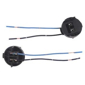 H7 Halogen Light Wire Connector Holder Adapter 2x Fit for Hyundai Kia - Picture 1 of 4