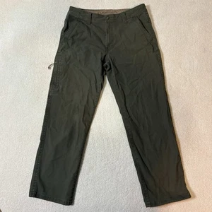 Legendary Outfitters Pants Mens 32x30 Green Canvas Stretch Outdoor Utility - Picture 1 of 9