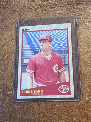 1989 Fleer Baseball Super Stars # 35 Chris Sabo - Image 1 of 2
