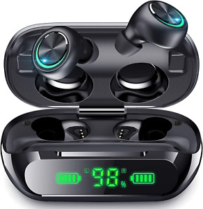 YIPUT Wireless Earbuds Bluetooth 5.3 Headphones 200 Hours Playtime with 2000Mah 