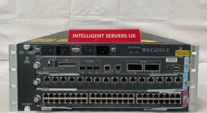 Cisco Catalyst 6503 1x VS-S2T-10G 1x WS-X6848-TX 1x WS-X6816-10T-2T Switch  - Picture 1 of 2
